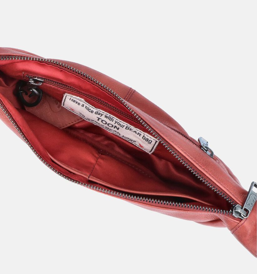 Bear Design Sac porté croisé en Rouge pour femmes (358913)