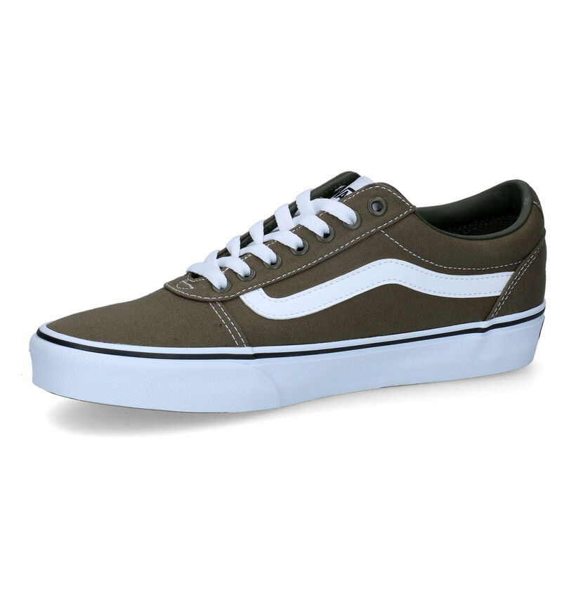 Vans Ward Baskets en Kaki pour hommes (303169)