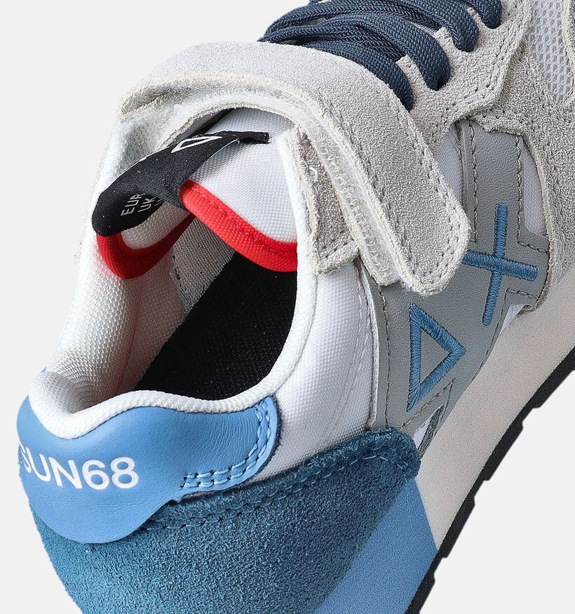 Sun68 Jaki Baskets pour b&eacute;b&eacute; en Blanc pour gar&ccedil;ons (362444) - pour semelles orthop&eacute;diques