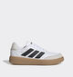 adidas Courtblock Baskets en Blanc pour garçons (350143)