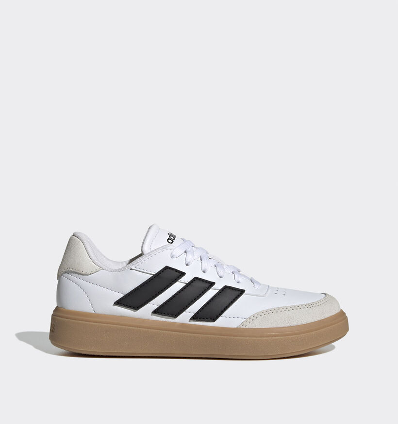 adidas Courtblock Baskets en Blanc pour garçons (350143)