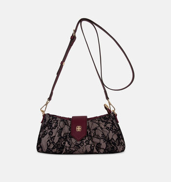 Laurent David Crossbody tassen Bordeaux