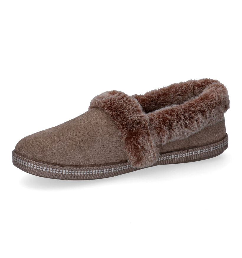Skechers Cozy Campfire Team Toasty Pantoufles en Taupe pour femmes (362139)