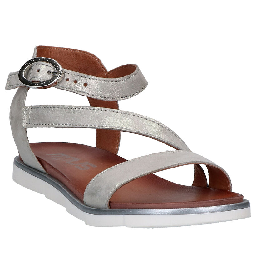 Mjus Oranje Sandalen in nubuck (272846)