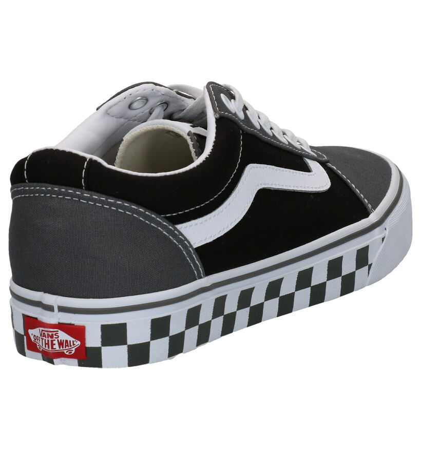 Vans Ward Baskets de skate en Noir pour hommes (337028)