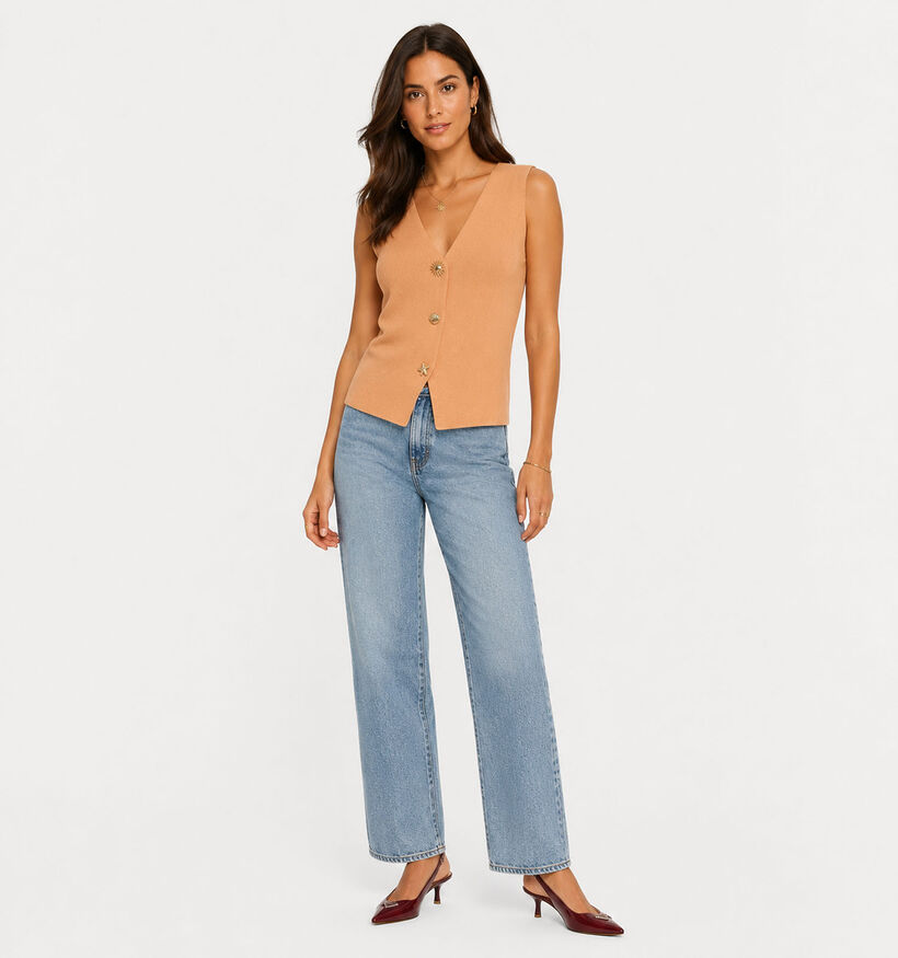 Vero Moda Kylie D&eacute;bardeur en Orange pour femmes (379092)