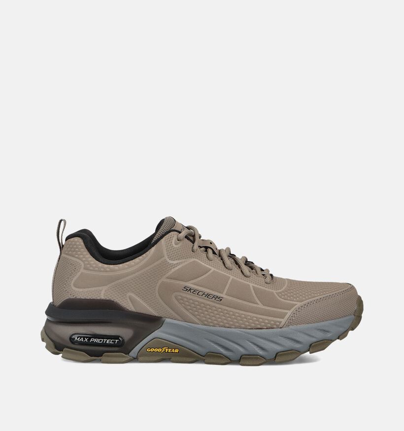Skechers Max Protect Irongaurd Taupe Sneakers voor heren (362190)