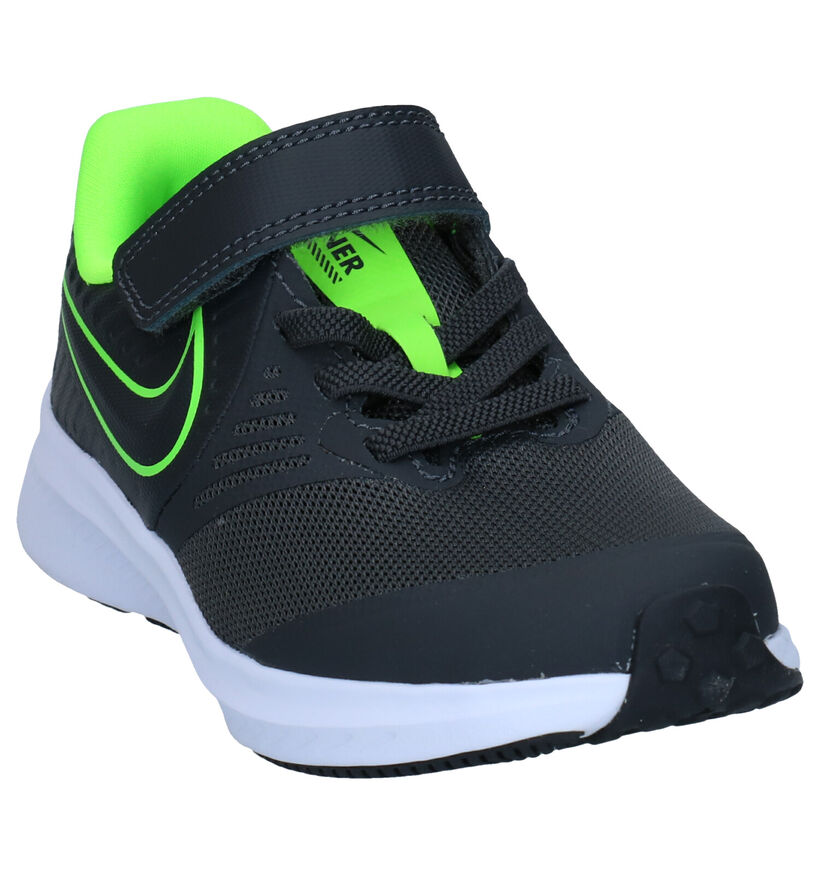 Nike Star Runner 2 Baskets en Noir en textile (277520)