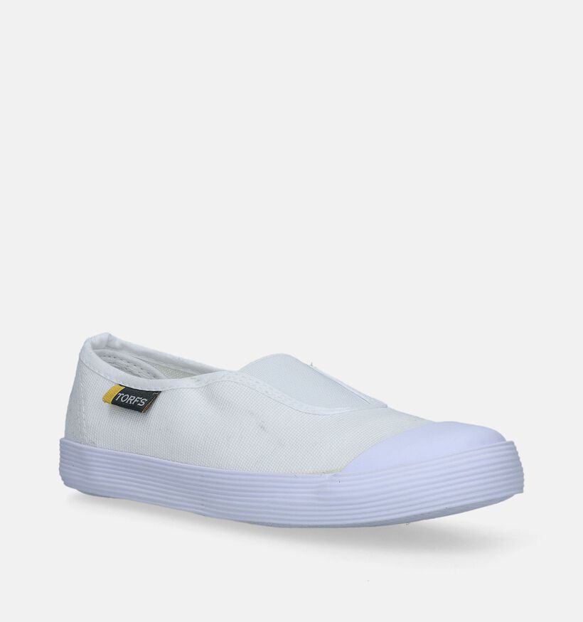 Torfs Witte Turnpantoffels voor meisjes, jongens (310429)