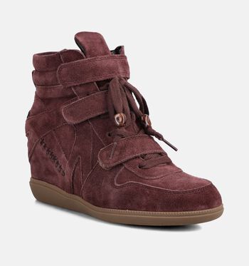Poelman Baskets Marron/Bordeaux
