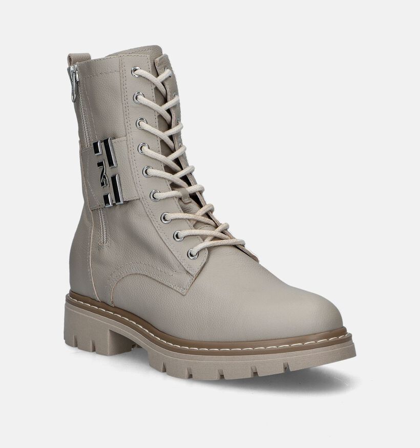 NeroGiardini Boots à lacets en Beige pour femmes (347549)