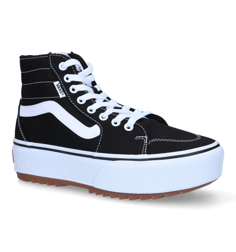 Vans Filmore Hi Tapered Platform Zwarte Sneakers voor dames (321155)