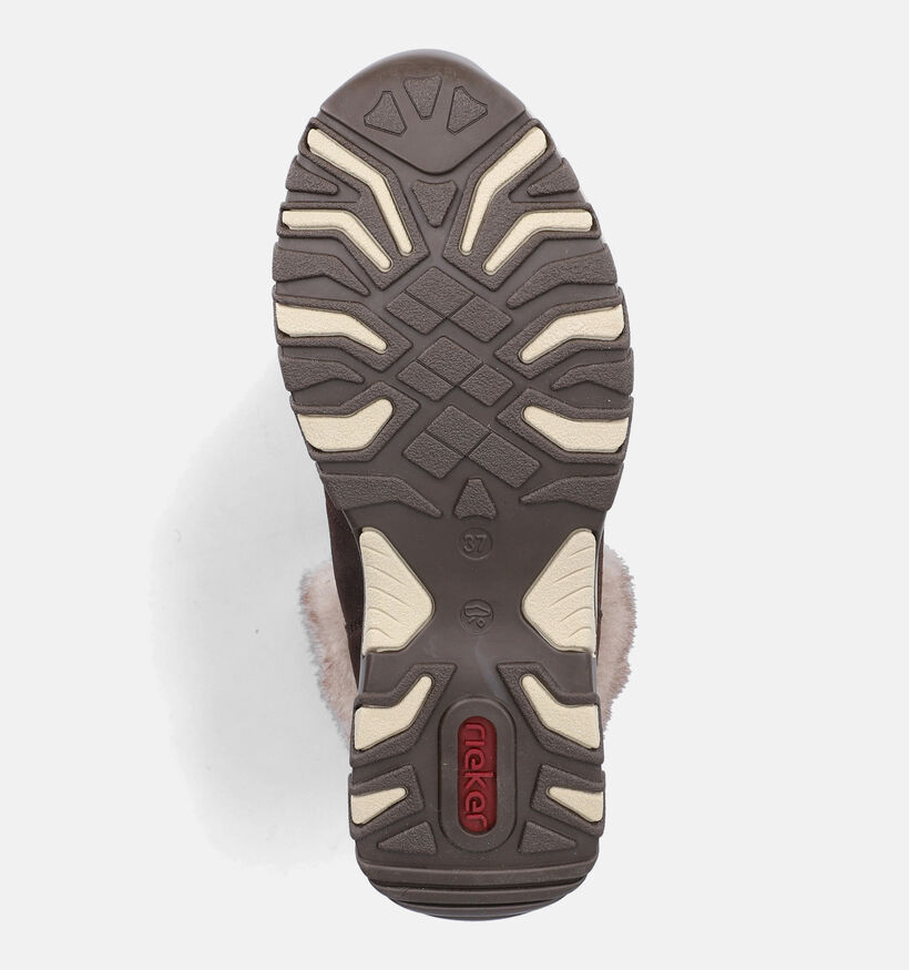 Rieker Chaussures outdoor en Brun fonc&eacute; pour femmes (379950) - pour semelles orthop&eacute;diques