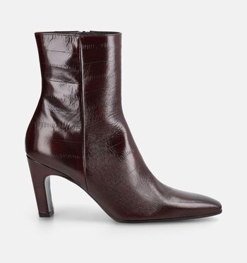 Zinda Bottines Marron/Bordeaux
