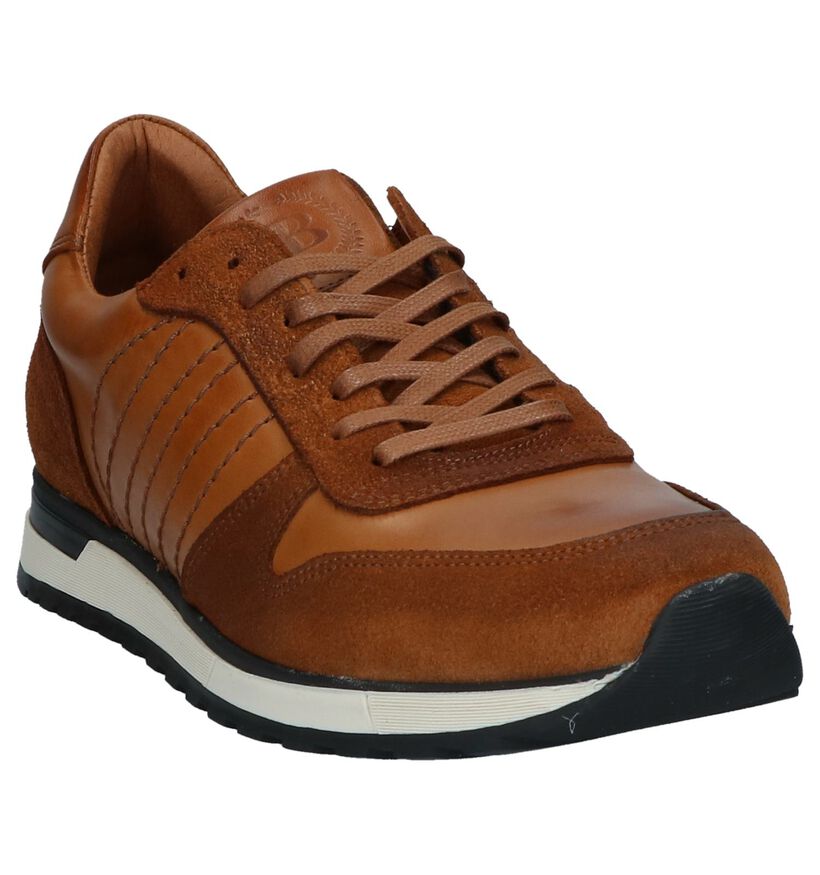 Borgo Sport Chaussures basses en Cognac en cuir (227592)