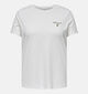 ONLY Carmakoma Lea T-shirt en Blanc pour femmes (351437)