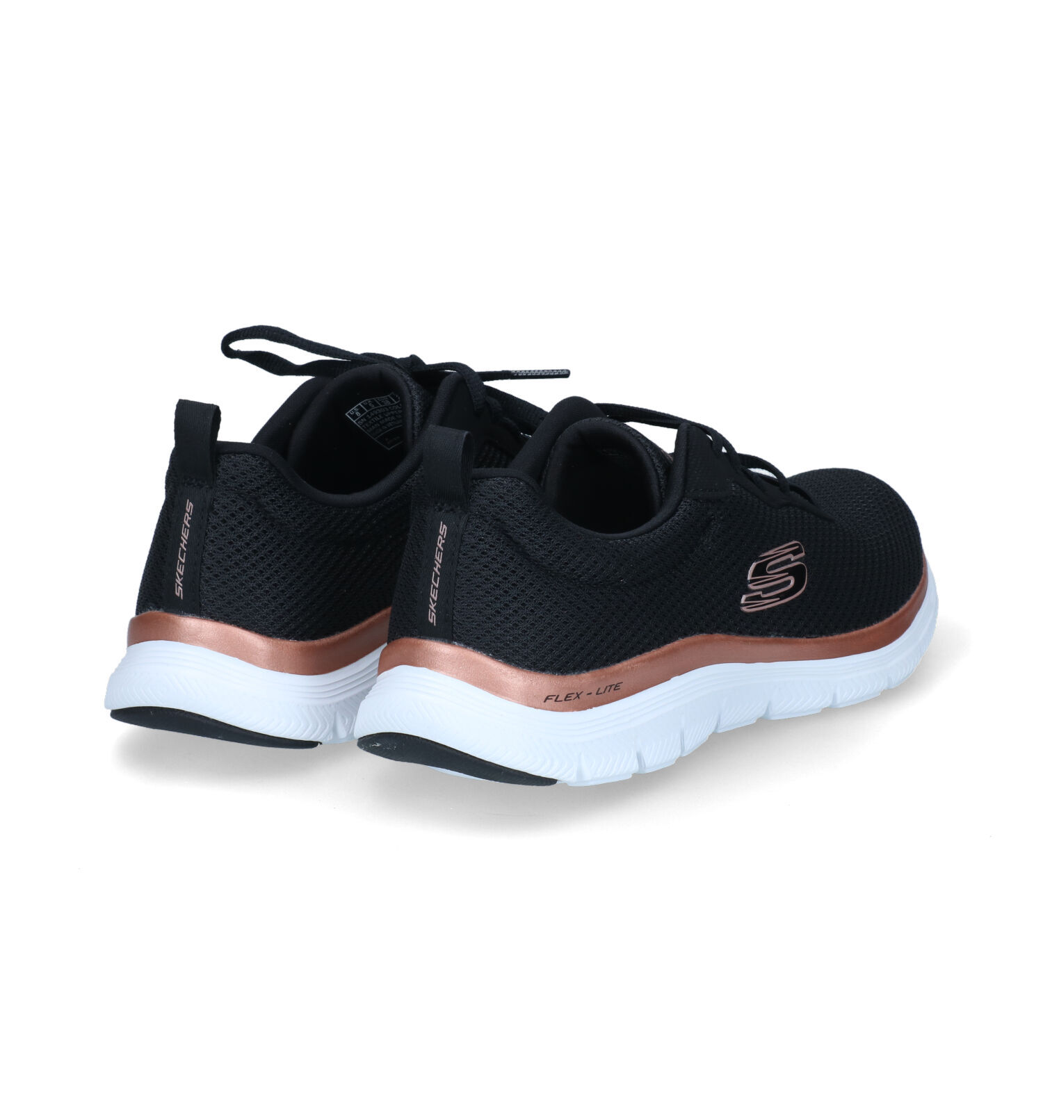 Skechers flex best sale appeal 2.0 zwart