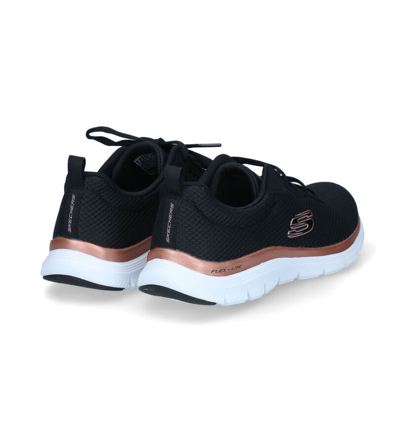 Skechers Flex Appeal 4.0 Baskets en Noir pour femmes (310633)