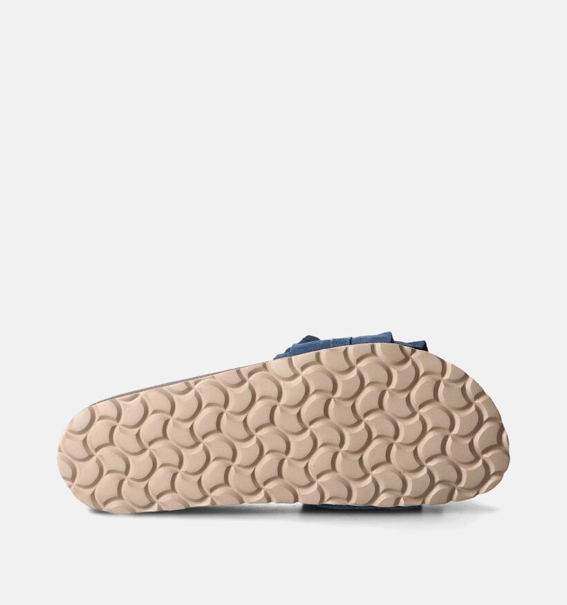 Verbenas Rocio Nu-pieds plates en Bleu pour femmes (357418)