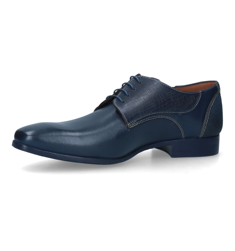 Ambiorix Julius Chaussures à lacets en Bleu pour hommes (316469)