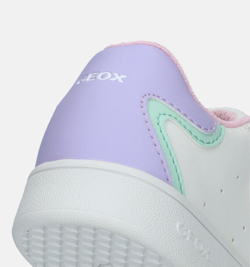 Geox Eclyper Witte Sneakers voor meisjes (351939) - geschikt voor steunzolen