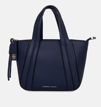 Laurent David Handtassen Oranje/Cognac/Blauw