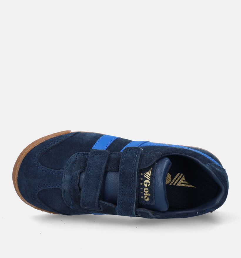Gola Harrier Strap Baskets en Bleu pour filles, garçons (335822)