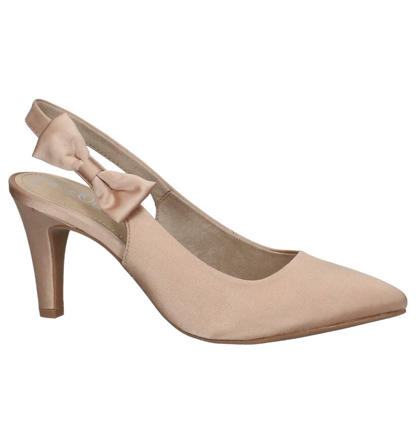 S. Oliver Licht Roze Pumps in stof (214419)