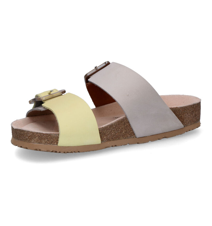 Mephisto Madison Beige Slippers in nubuck (307024)