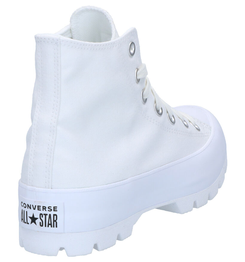 Chuck Taylor All Star Lift Baskets hautes en Blanc en textile (266481)