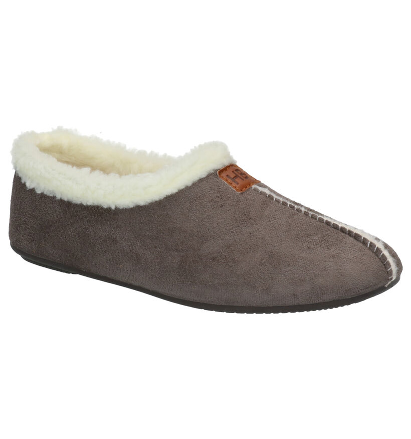 Hampton Bays Grijze Pantoffels in stof (299865)