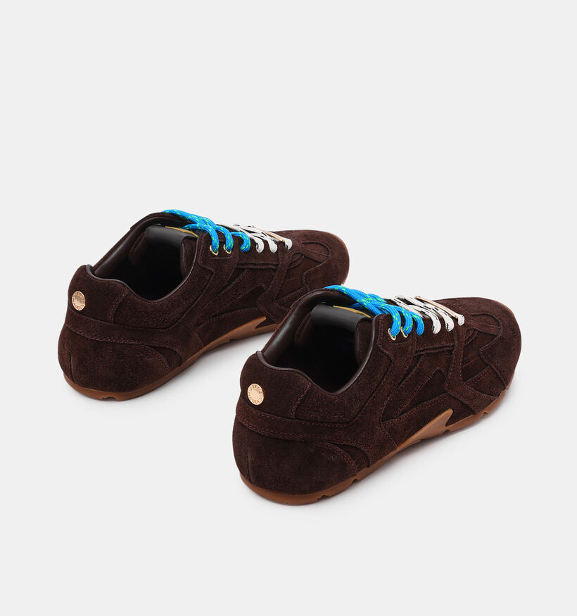 Steve Madden Asiel Donkerbruine Sneakers voor dames (378167)