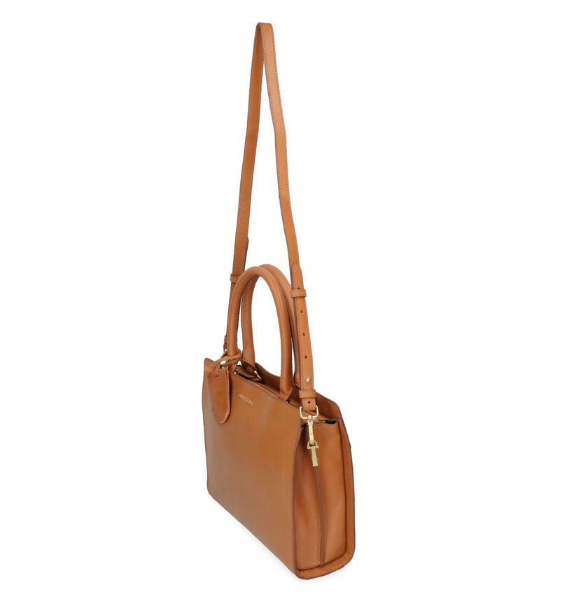 Burkely Parisian Paige Cognac Handtas in leer (309206)