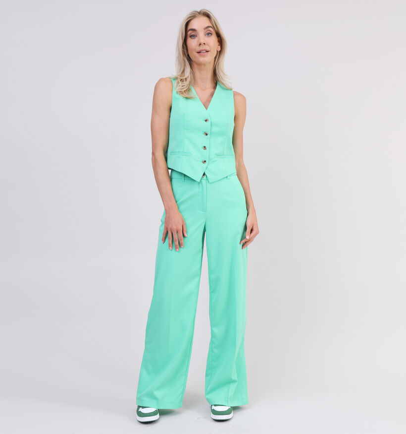 Vero Moda Rikahai Groene Wijde Broek L32 voor dames (327205)