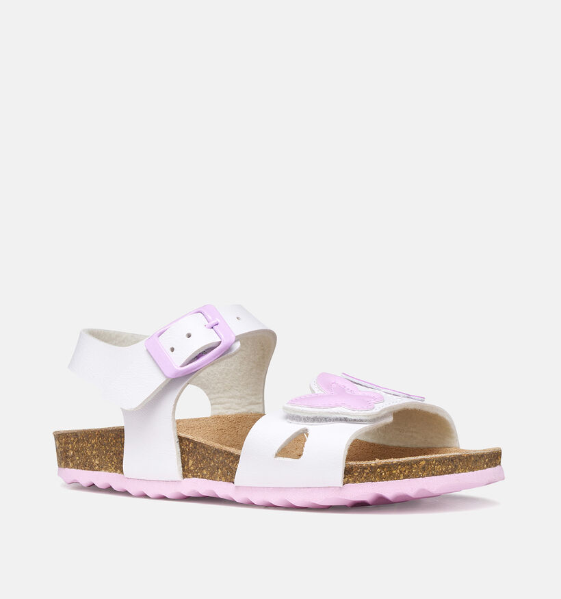 Geox J Adriel Sandales en Blanc pour filles (370121)