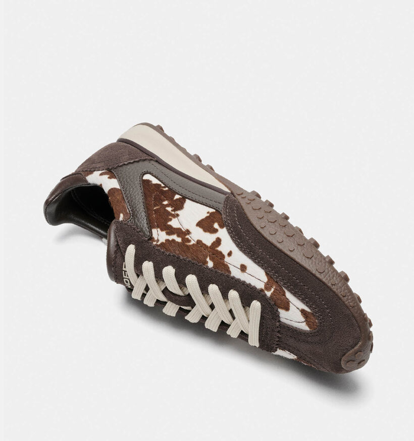 HOFF Bridge MK II Cow Print Bruine Sneakers voor dames (377090)