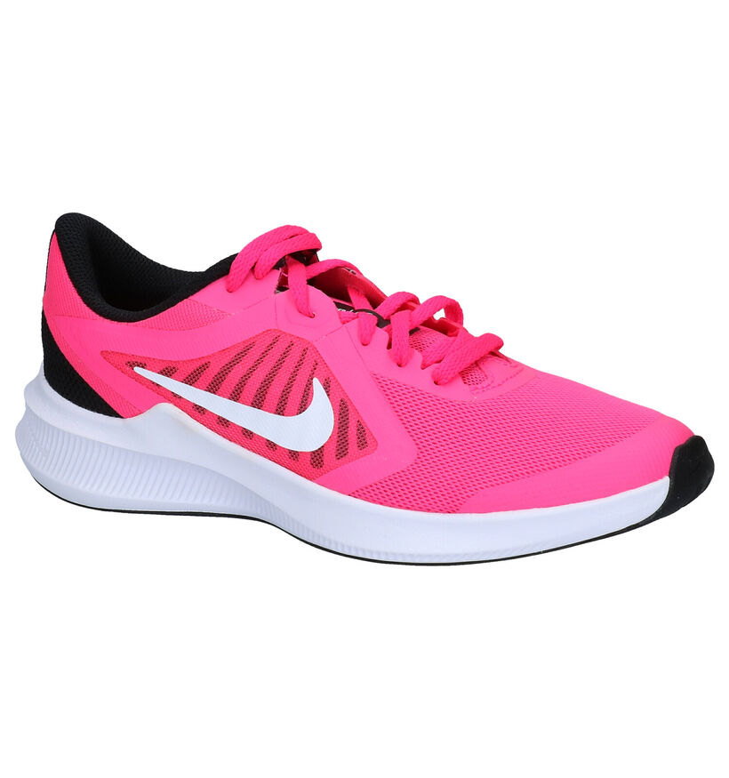 Nike Downshifter 10 GS Roze Sneakers in kunststof (277547)