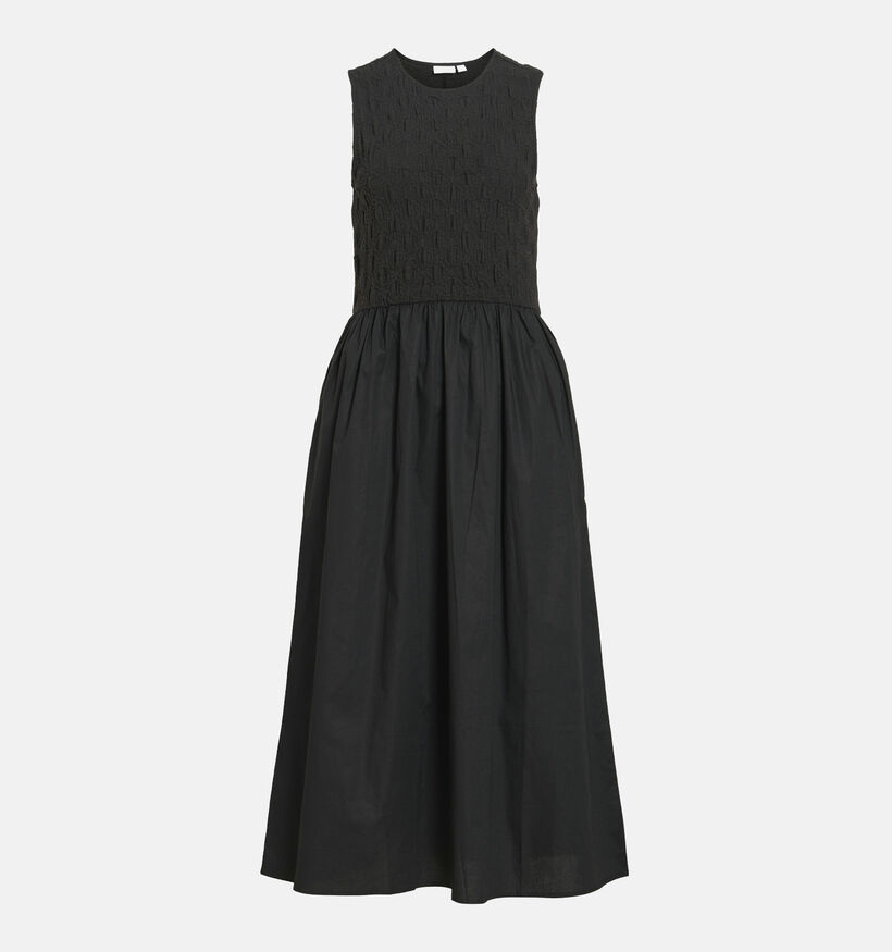 Vila Carla Zwarte Midi-Jurk voor dames (375142)