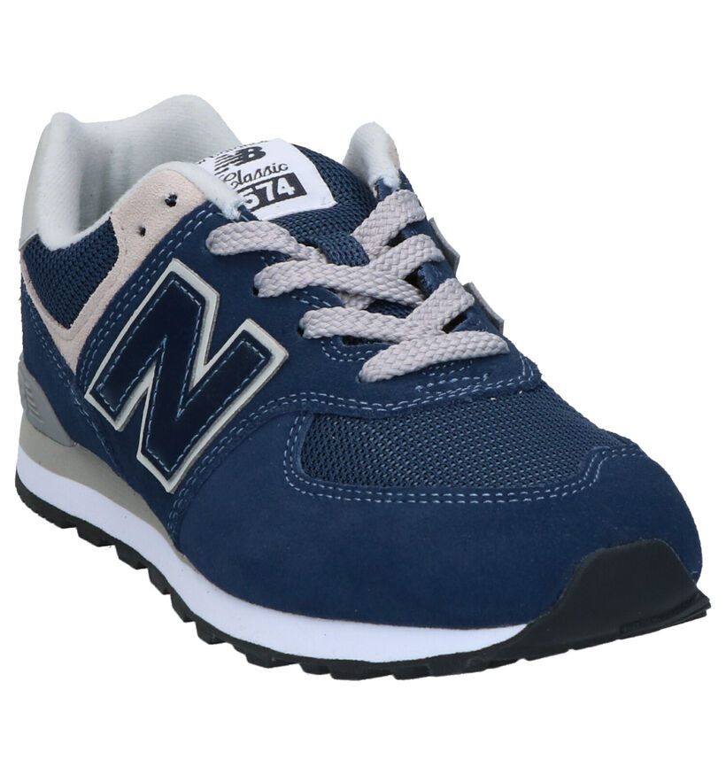 New Balance GC574 Blauwe Sneakers in daim (276823)