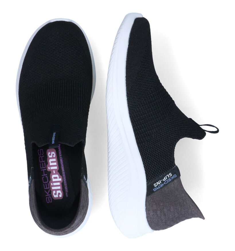 Skechers Ultra Flex 3.0 Smooth Step Zwarte Slip-ins voor dames (326227)
