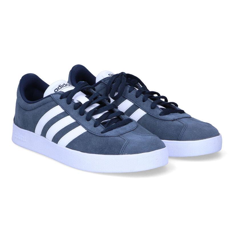 adidas VL Court 2.0 Baskets en Bordeaux pour hommes (326305) - pour semelles orthopédiques