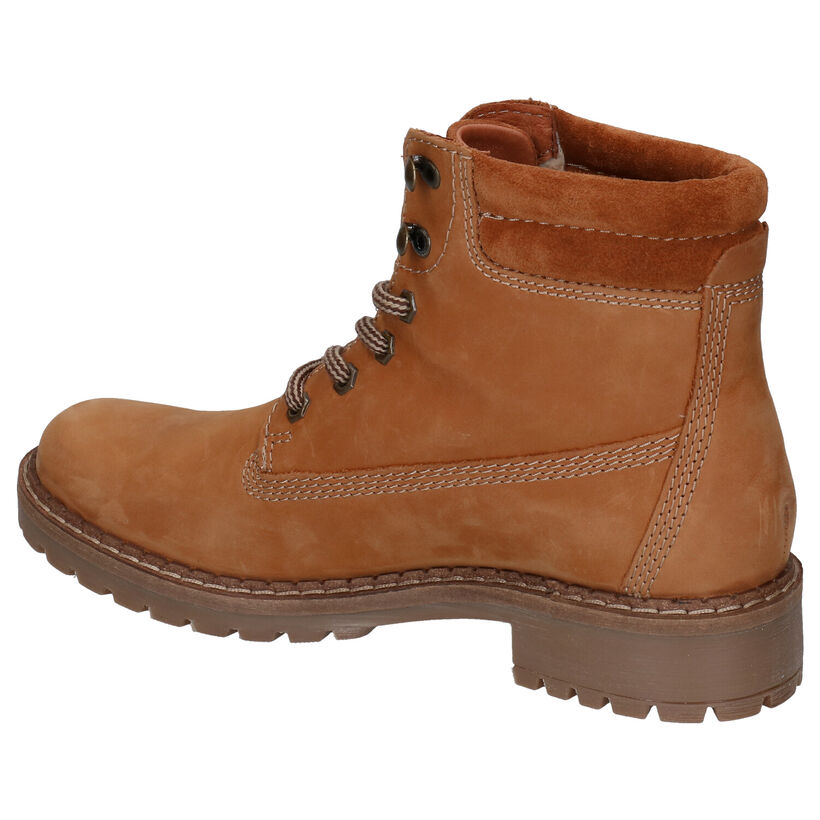 Dazzle Boots à lacets en Orange en nubuck (278832)