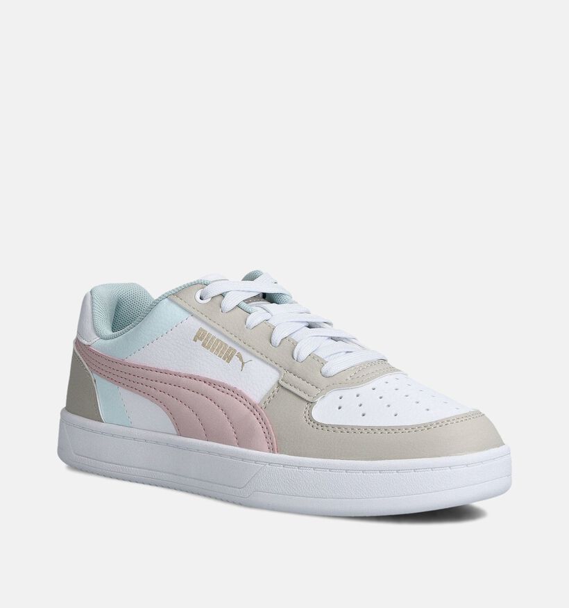 Puma Caven 2.0 Witte Sneakers voor meisjes (359170) - geschikt voor steunzolen