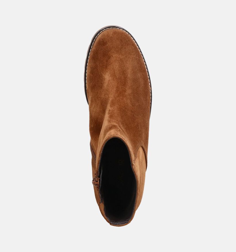 Gabor Comfort Bottines &agrave; talons en Cognac pour femmes (380073)