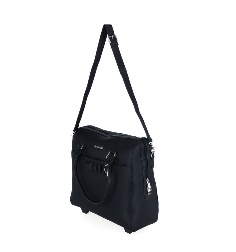Olivia Lauren Galaxy Sac à roulettes en Noir en simili cuir (322440)
