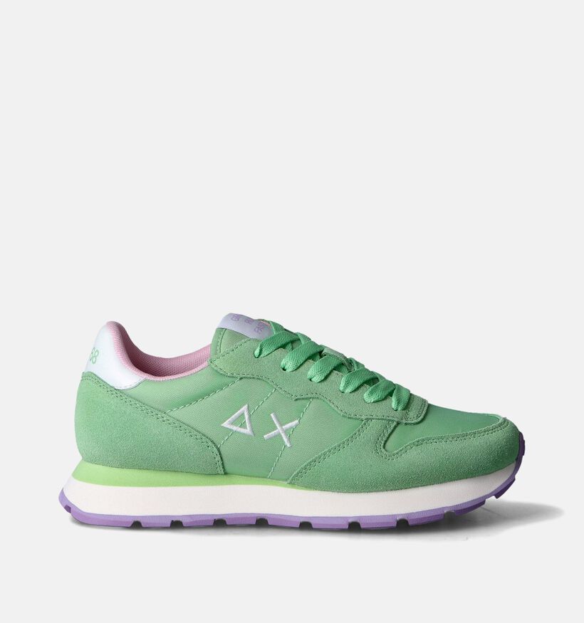 Sun68 Baskets casual en Vert pour femmes (351691) - pour semelles orthopédiques