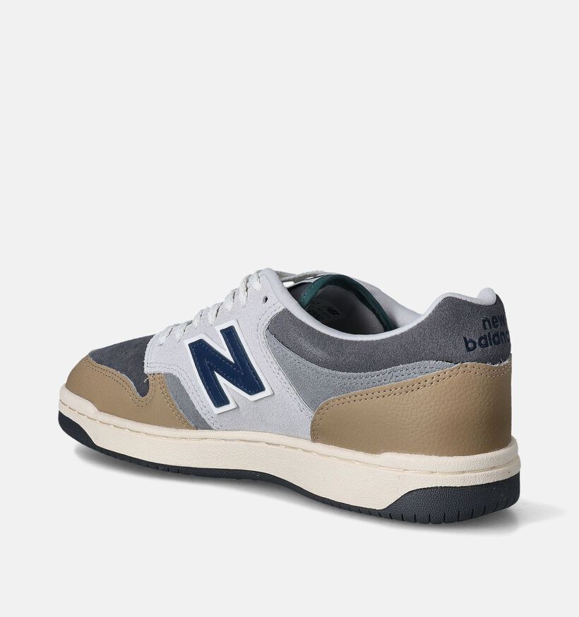 New Balance BB 480 Grijze Sneakers voor heren, jongens (350079) - geschikt voor steunzolen