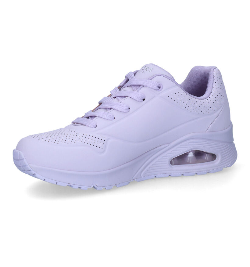 Skechers Uno Frosty Kicks Paarse Sneakers voor dames (334206) - geschikt voor steunzolen