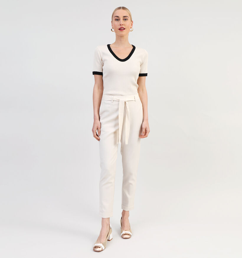 Vero Moda Lena Pantalon habillé en Beige pour femmes (335337)