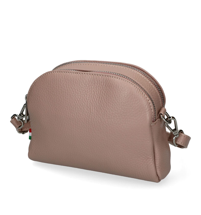 Time Mode Beige Crossbody Tas in leer (327474)